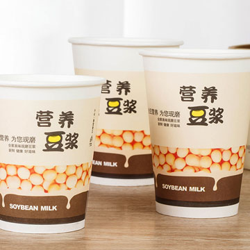 星辰纸杯豆浆杯中图